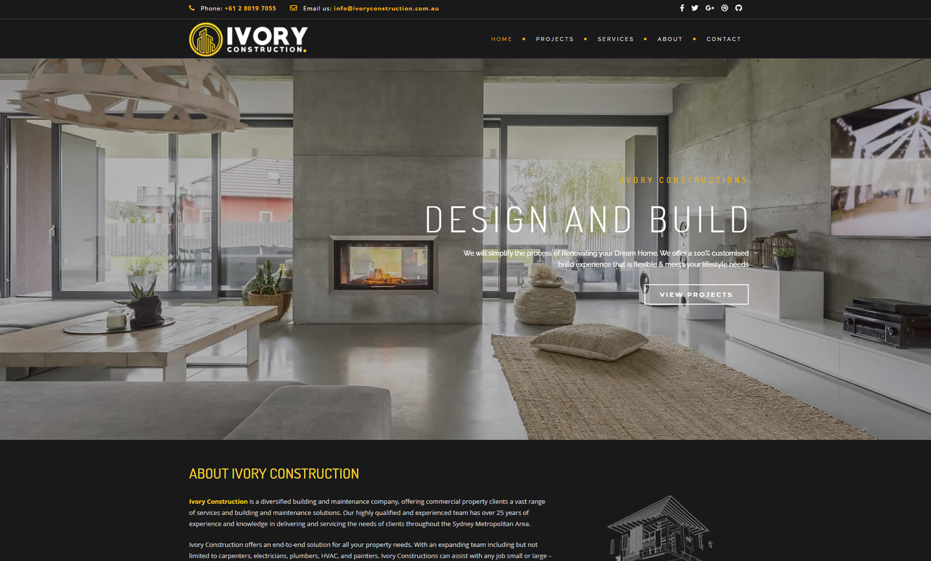 Website Design for Construction and Builders